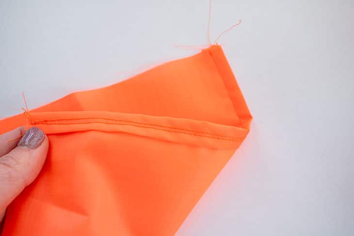 how to make a mesh beach bag