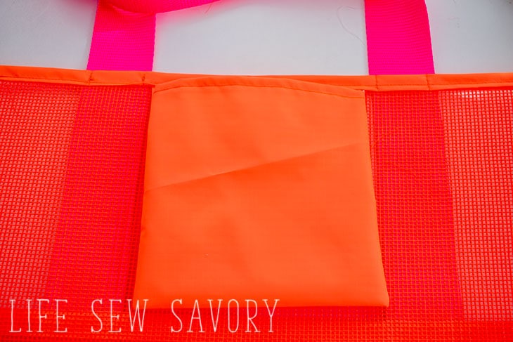 how to make a mesh tote bag