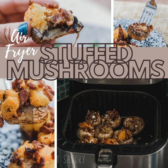 stuffed mushrooms in the air fryer