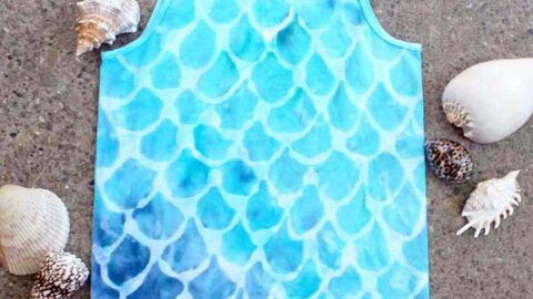 Image for Mermaid Scales Tie Dye Shirt DIY!