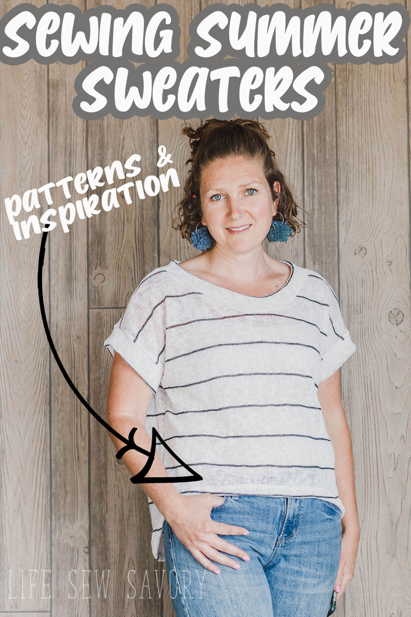 Sewing patterns womens summer tops for summer sweaters. Sew gorgeous lightweight summer sweaters with these pattern and fabric inspirations and ideas. Pdf patterns available for these designs.