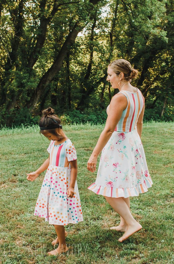 ruffle on half circle skirt