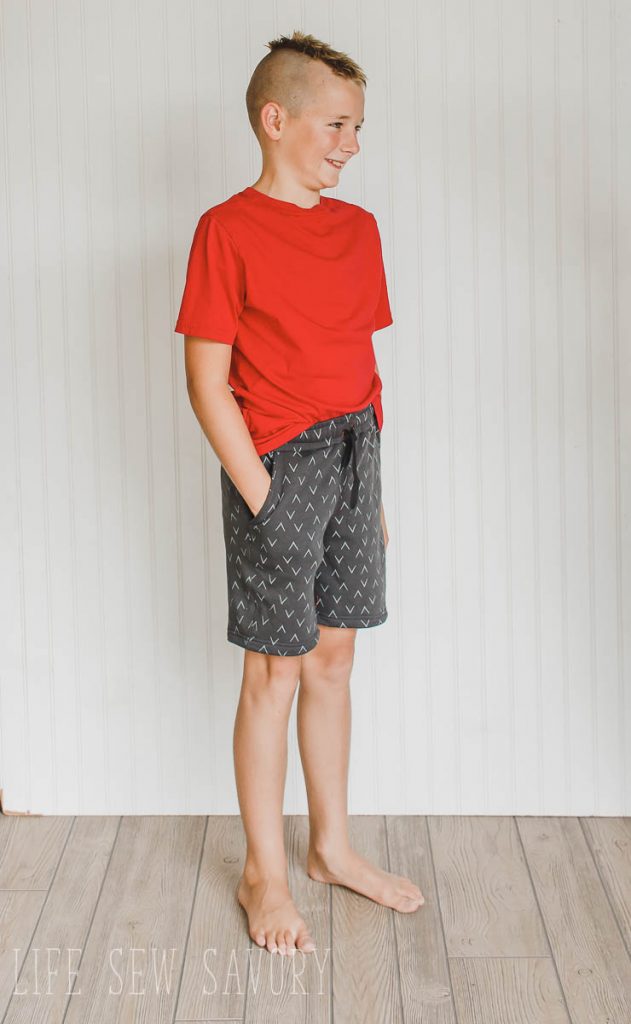 kids shorts pattern and tutorial