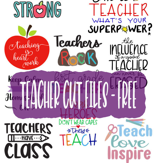 Download Free SVG files for Teachers - Life Sew Savory