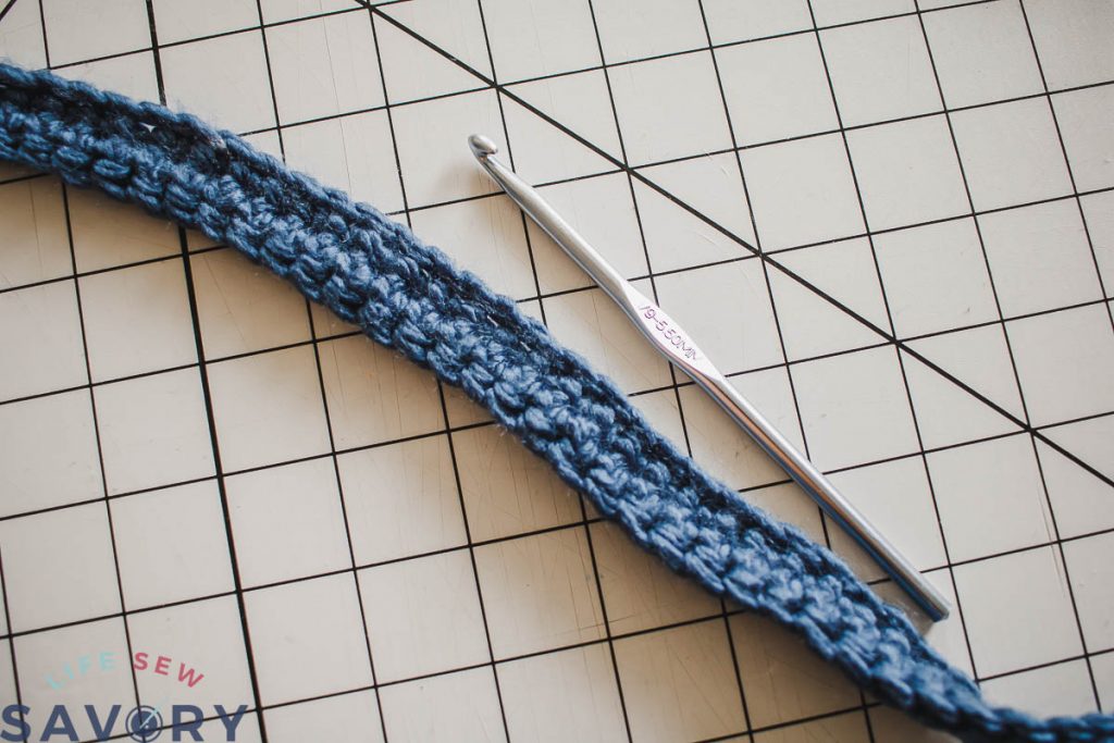 double crochet bag strap