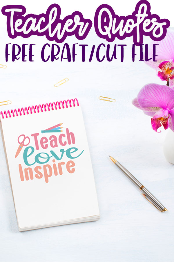 Download Free SVG files for Teachers - Life Sew Savory