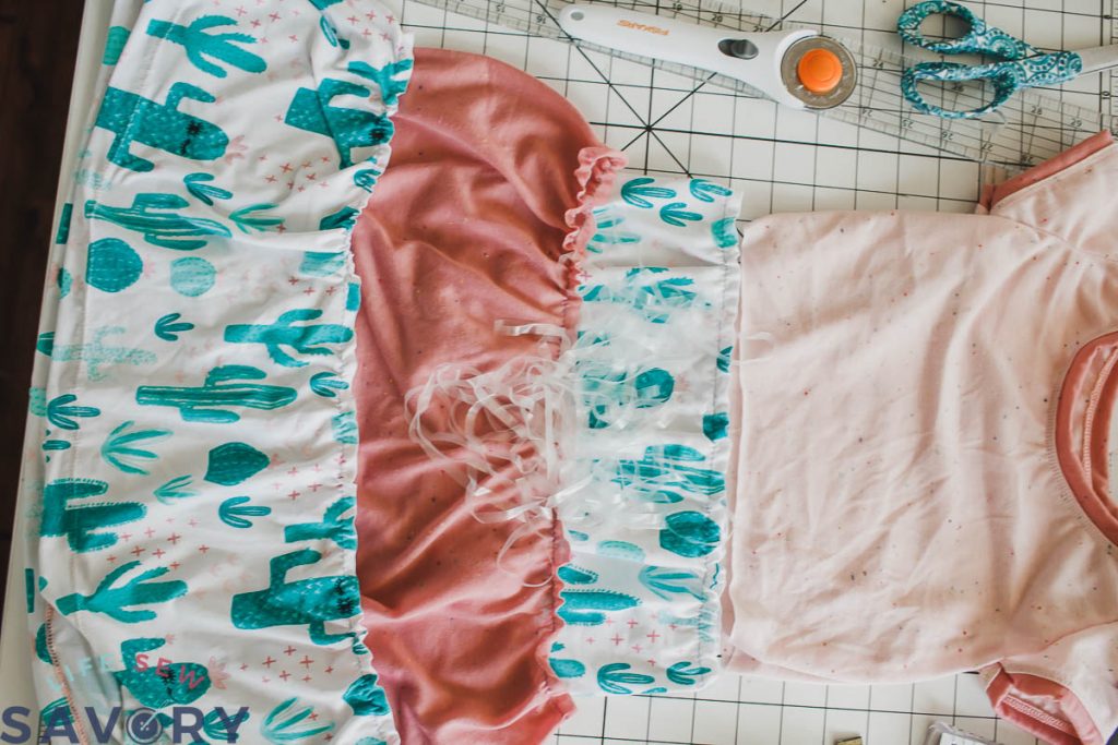 three tiered skirt