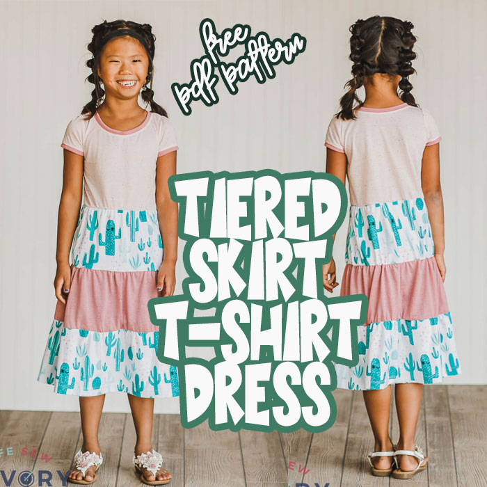 how to sew a tiered skirt dress