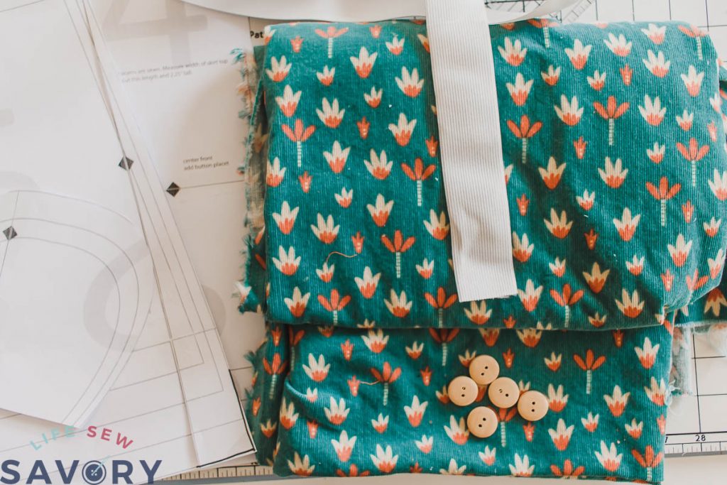 supplies for skirt pattern