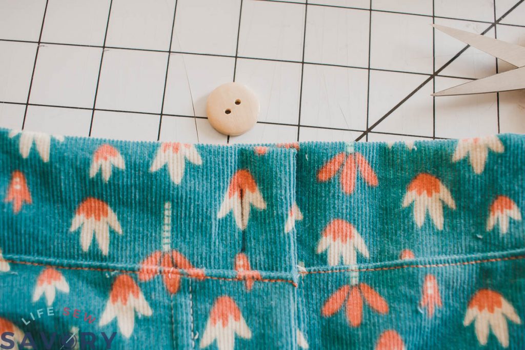 mark button placement