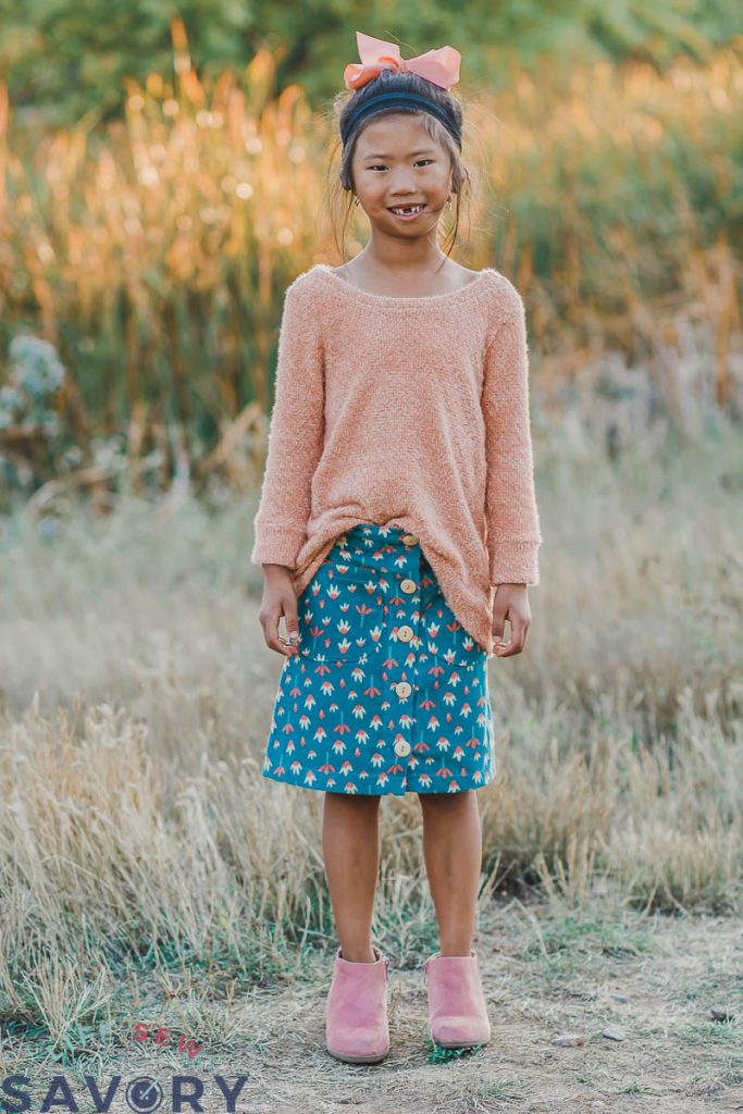 button front skirt final