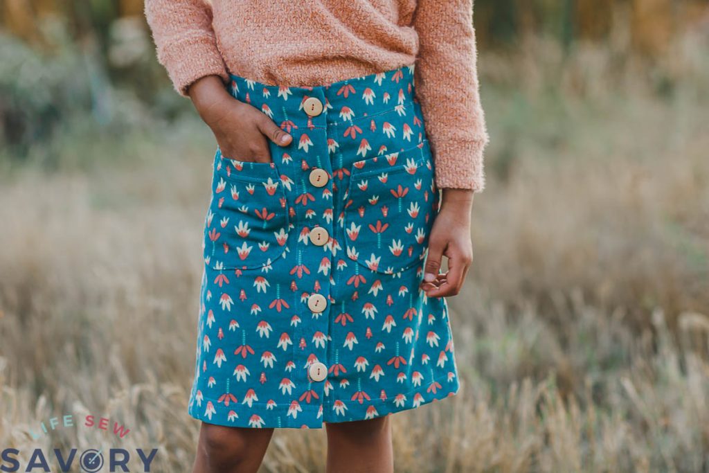cute girls skirt free pattern