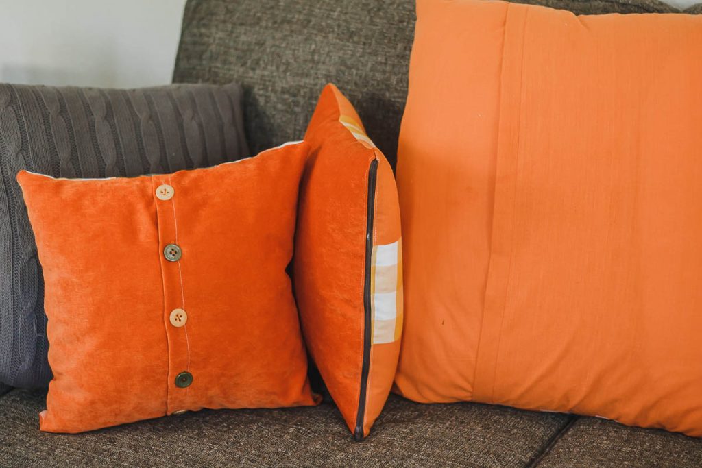 types of pillow backs