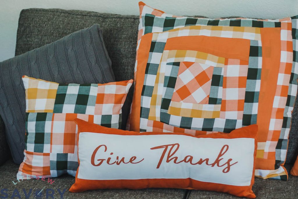 colorful fall pillows