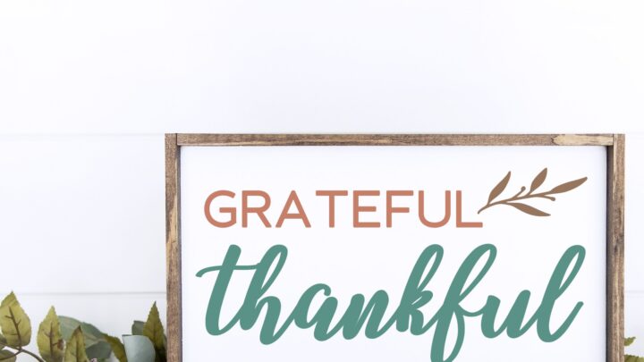 Image for Grateful Thankful Blessed