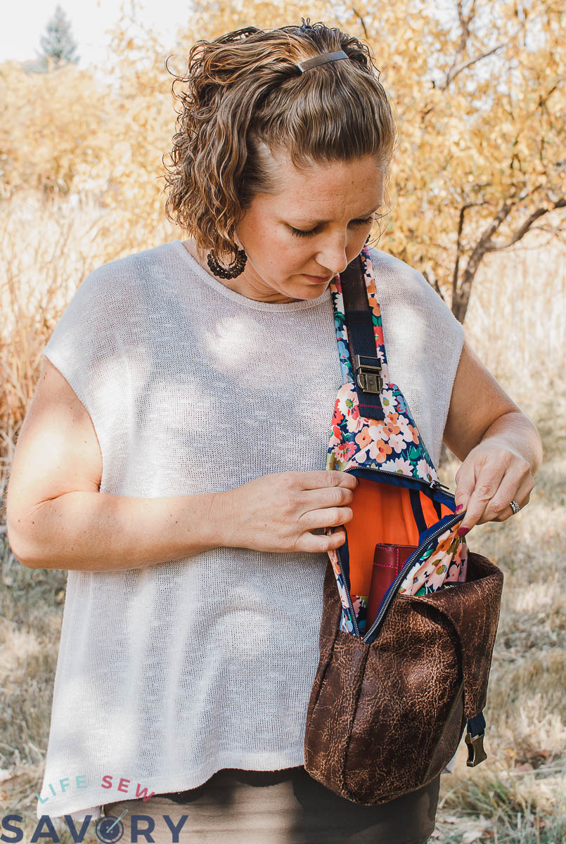 Sling Backpack Free Pattern - Life Sew Savory