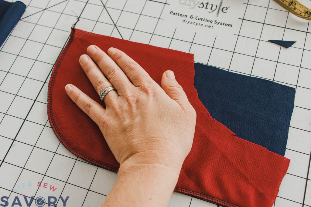 cut the pocket pouch