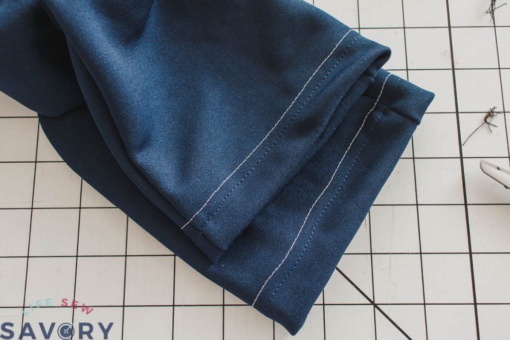 hem bottom of pants