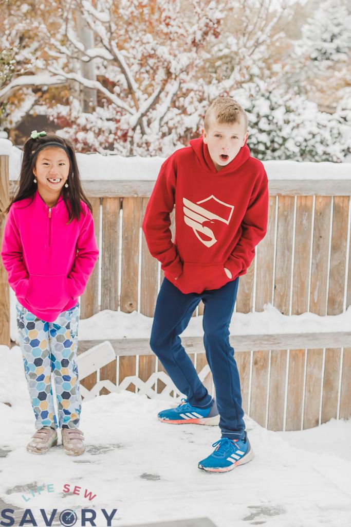 kids jogger pants sewing pattern