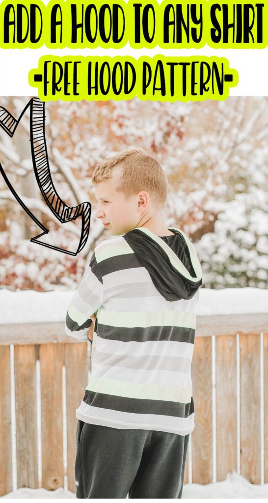 free hood pattern sew a hood on any kids shirt with tutorial