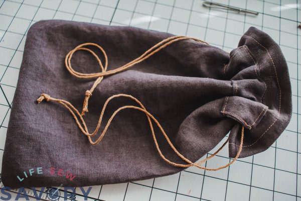 Natural Linen Bread Bags Sewing Tutorial - Life Sew Savory
