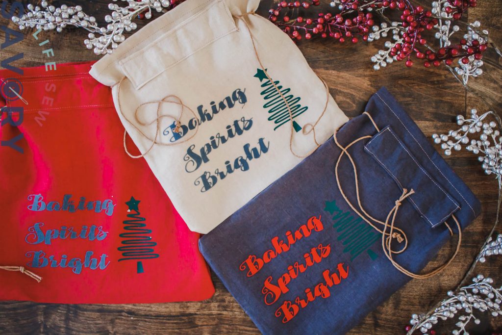 adorable linen bags for gifting bread