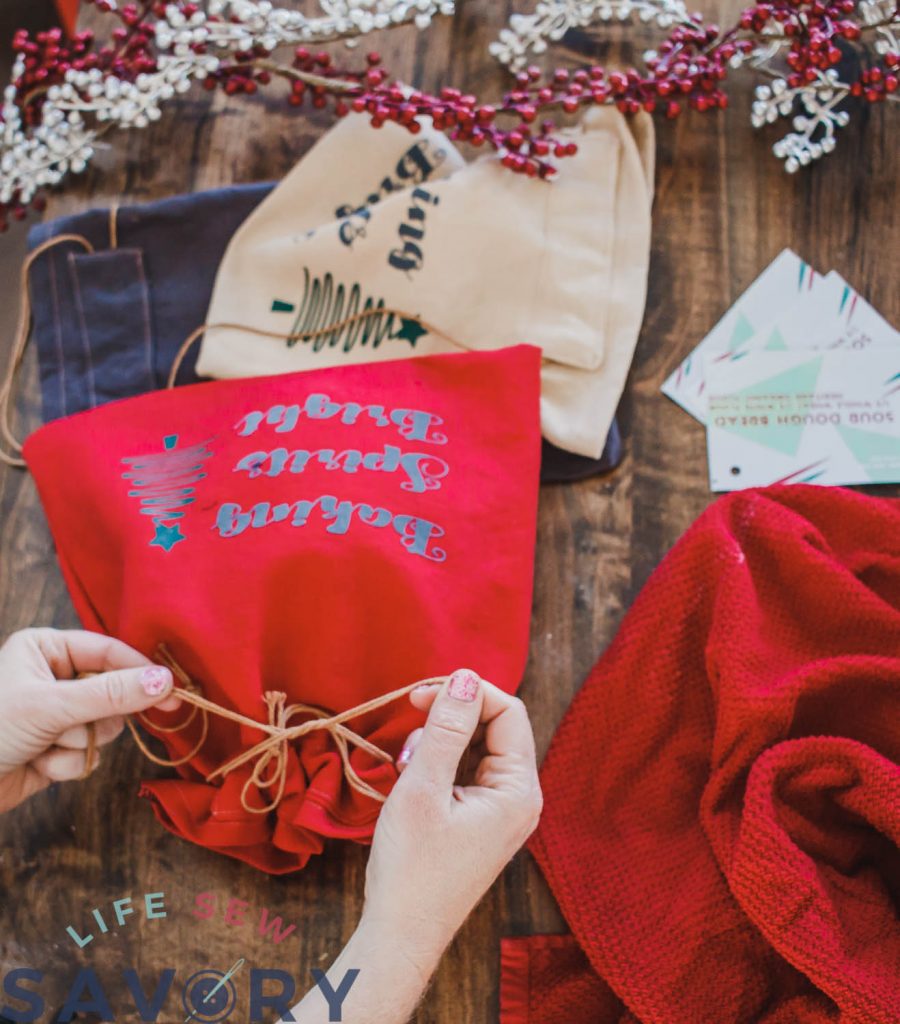 how to sew a linen bread bag