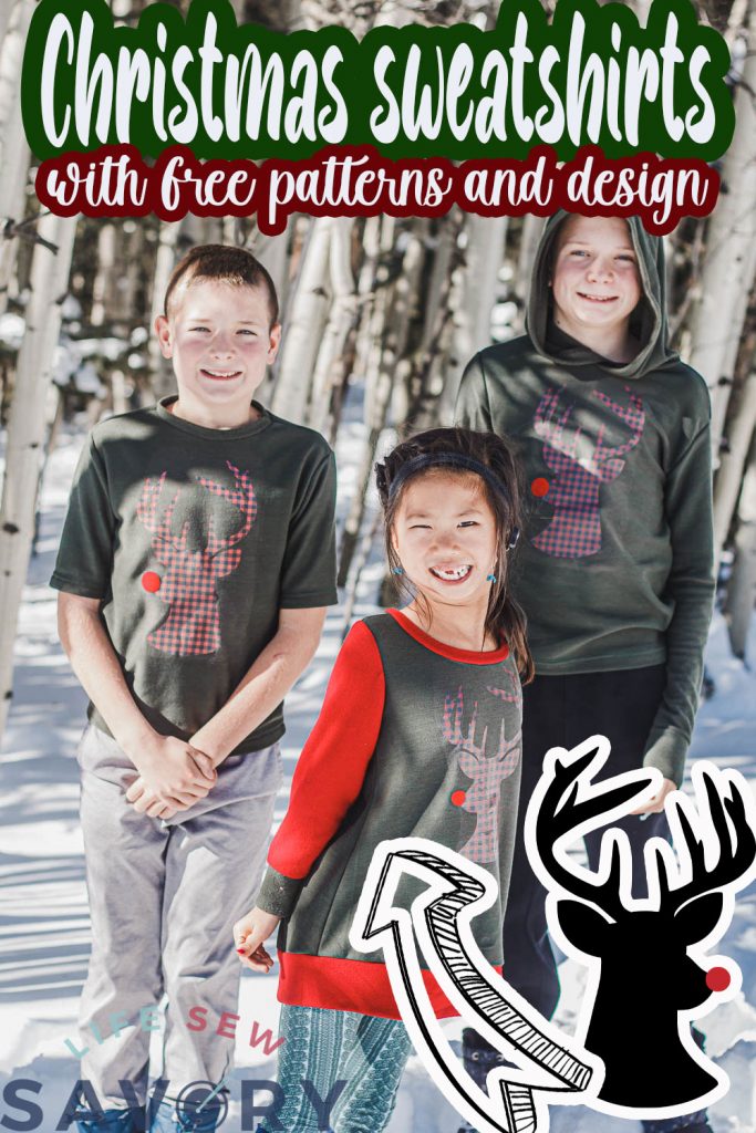 DIY Christmas Sweaters for the whole family