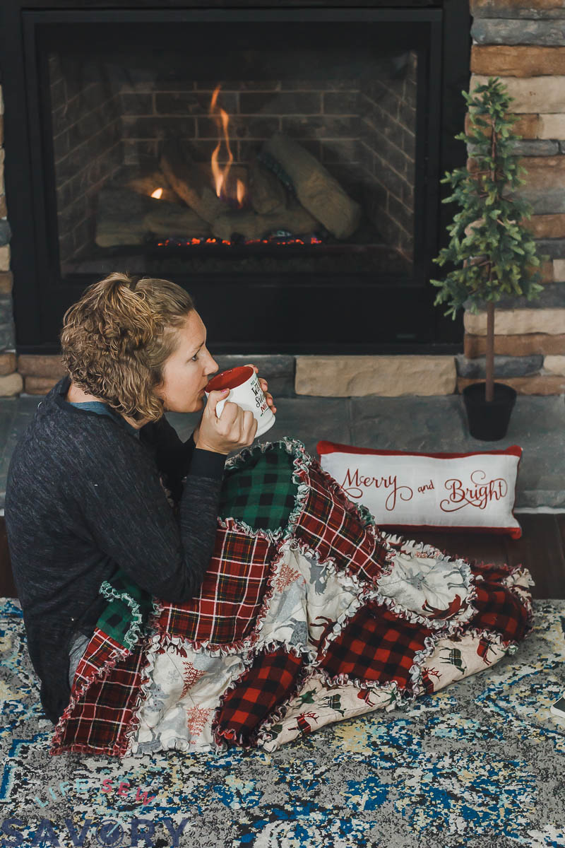 Cozy Christmas Fabric Blanket Life Sew Savory