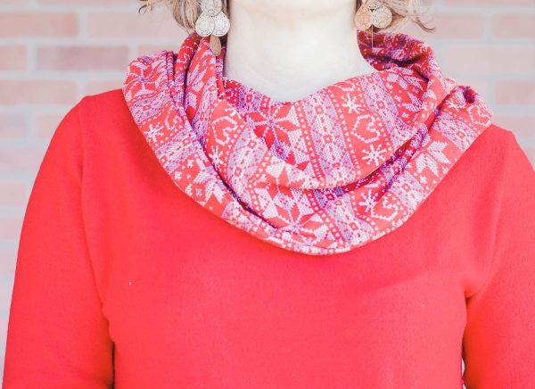 womens cowl neck add on