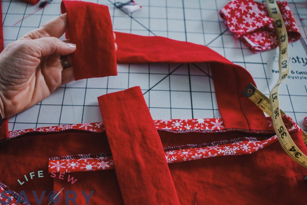 japanese style linen apron tutorial