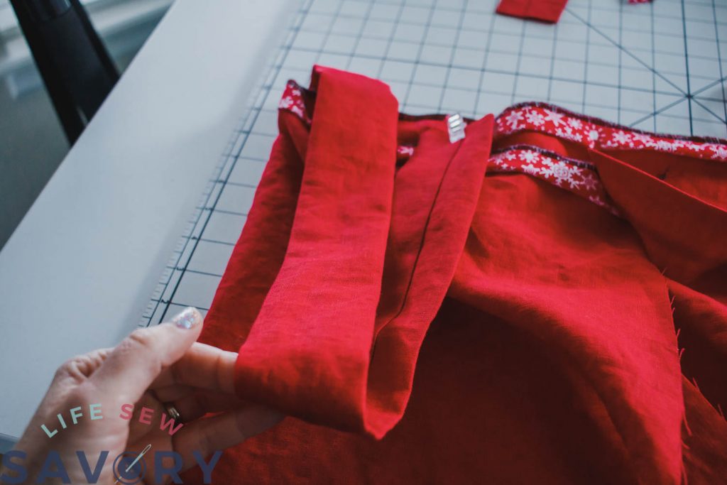 linen apron sewing tutorial