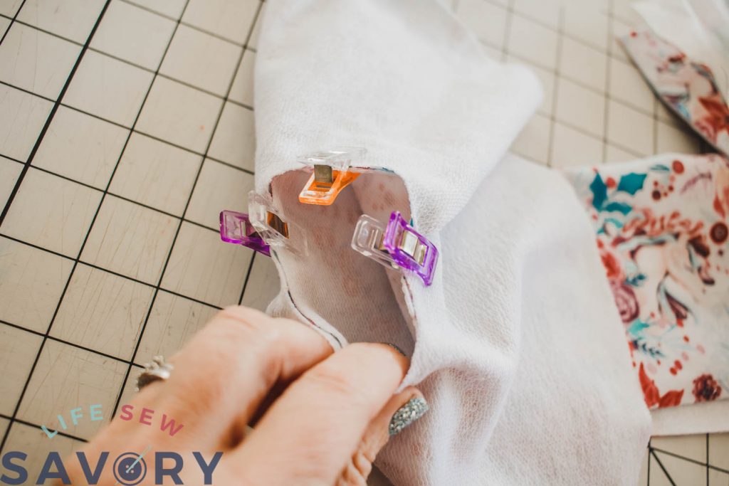 pin to end of sleeve