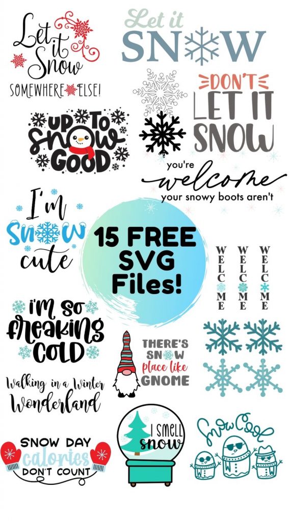 free snow SVG files
