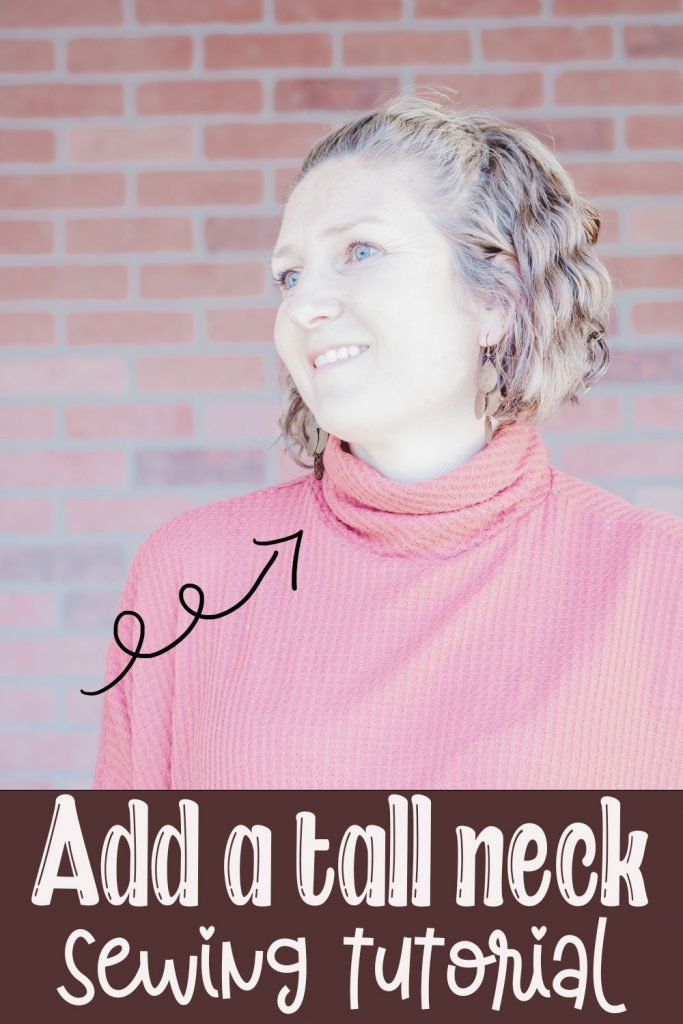 how to draft and sew your own turtle neck shirt