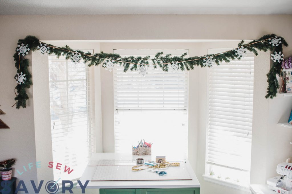snowflake garland
