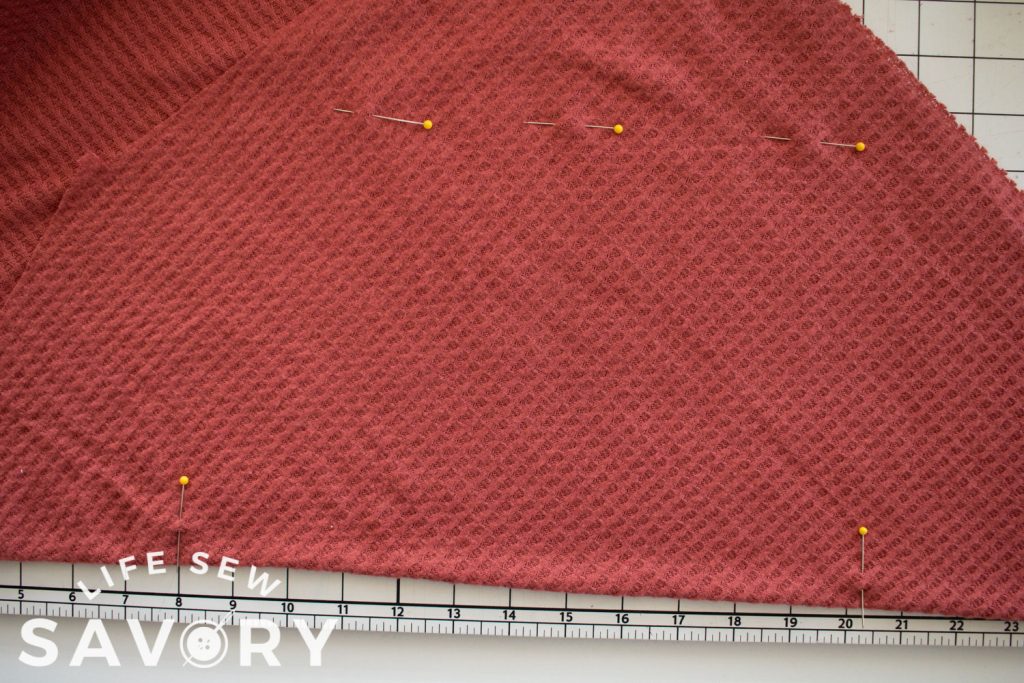 turtle neck marked out