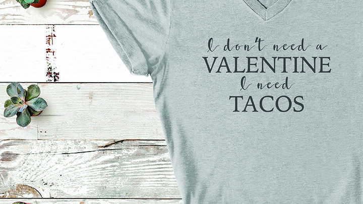 valentine tacos