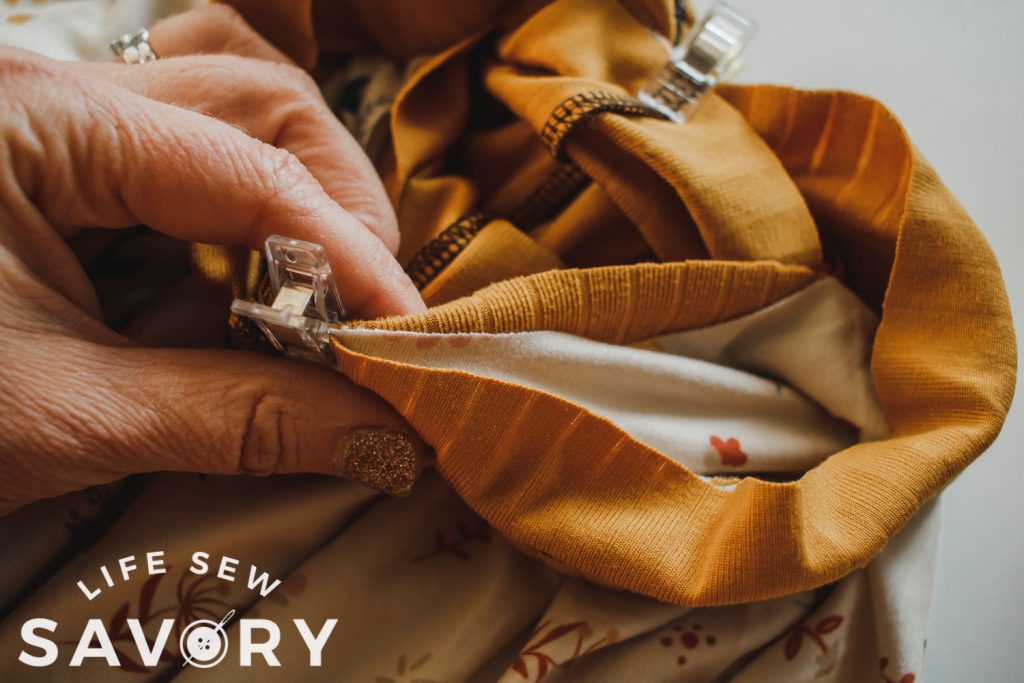 three layers of fabric