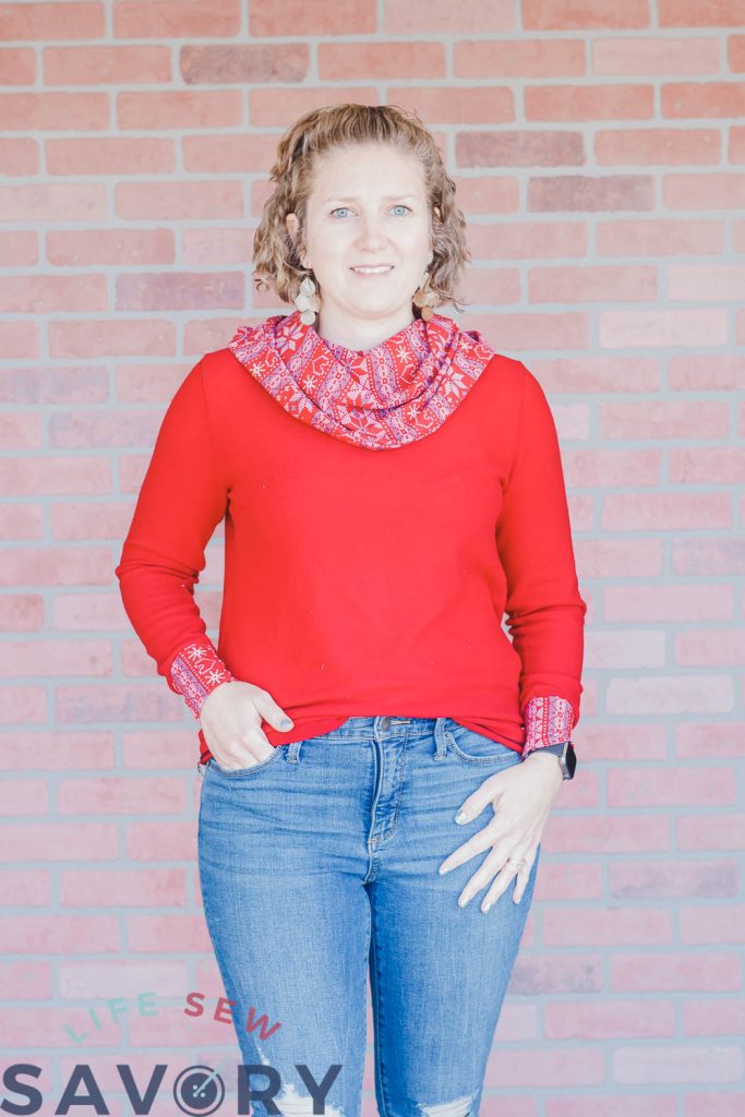 cuffs on sweater