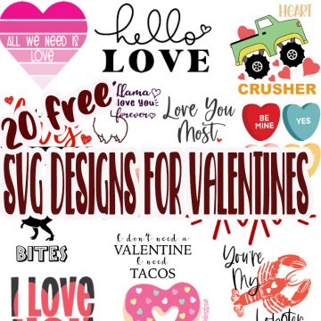 free svg files for Valentines day