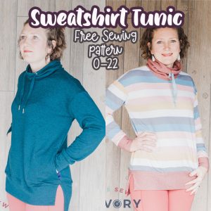Womens Sweatshirt Tunic  Free Pattern