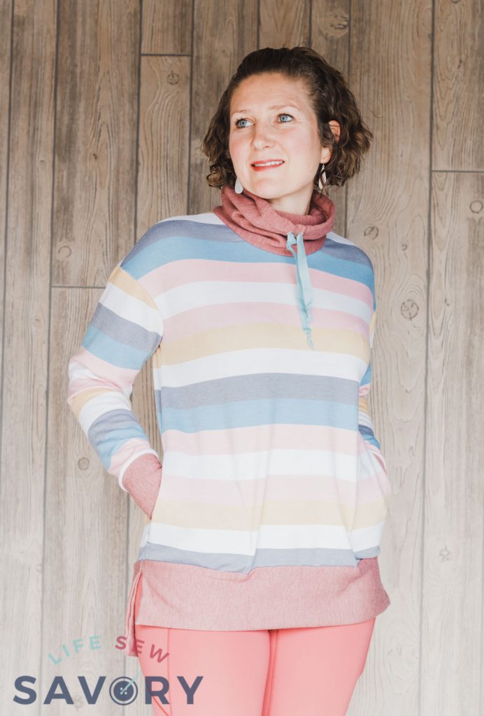 sweatshirt fleece tunic top