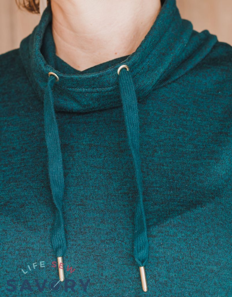 sweatshirt cowl drawstring