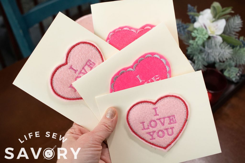 Make handmade cards for valentines