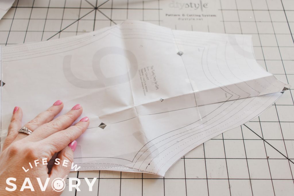 the sleeve of the twirly dress