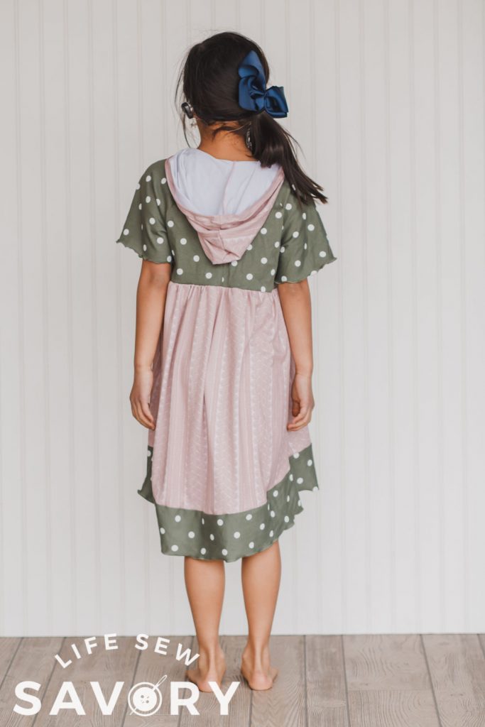 add short sleeves to a free dress pattern