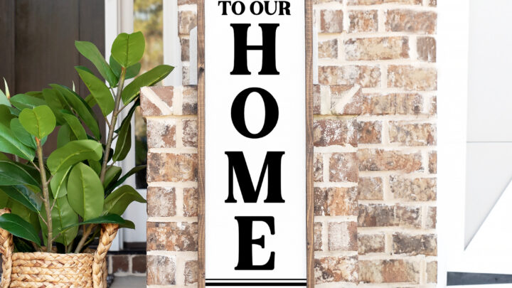 Image for Welcome to Our Home Porch Sign SVG
