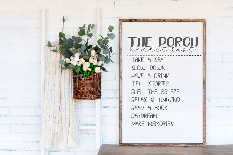 Download Diy Porch Signs With Free Svg Files Life Sew Savory