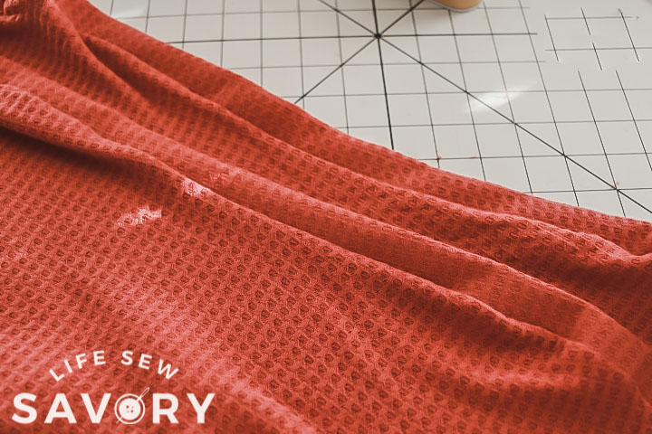 add facing to neckline